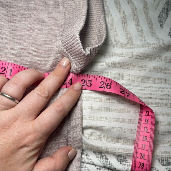 Calvin Klein Women’s Taupe Open Front Short Sleeve Cardigan Size M Performance - Picture 9 of 10